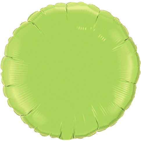 18" Lime Green Round - Click Image to Close